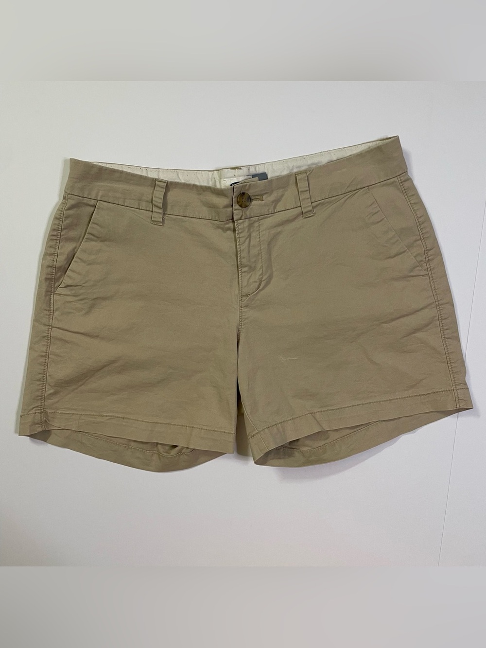 Old Navy Beige Summer Shorts size 6 *bleach stained*